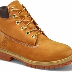 Size 3 Youth Timberland Kids Tan Leather Boots